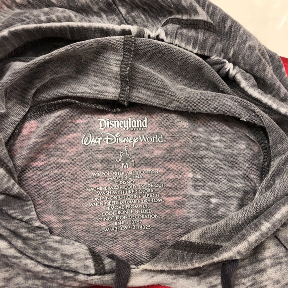 Women’s Gray Authentic Disneyland hoodie Sz M - Picture 4 of 8